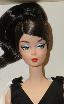 Mattel - Barbie - Barbie Fashion Model - Classic Black Dress - Brunette - Doll